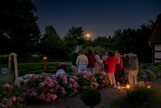 Full moon gong meditation