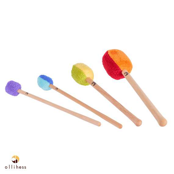 Professional Gong Mallet Set Chakra